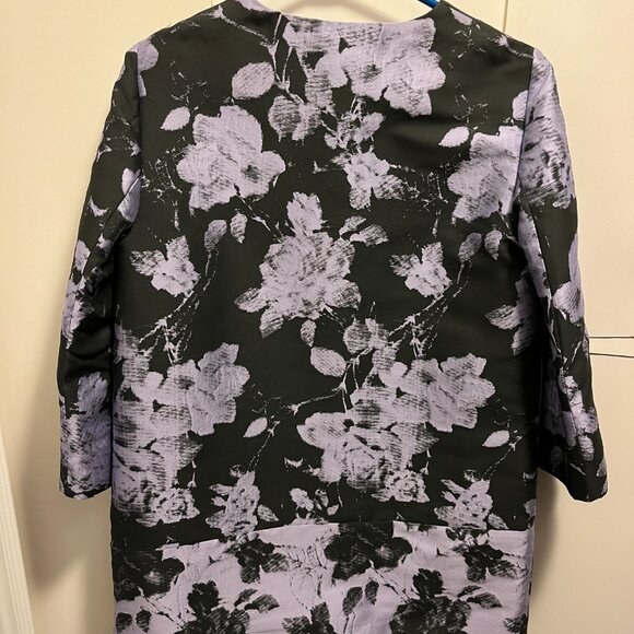 Max & Co Lilac Floral Overcoat - Picture 5 of 8